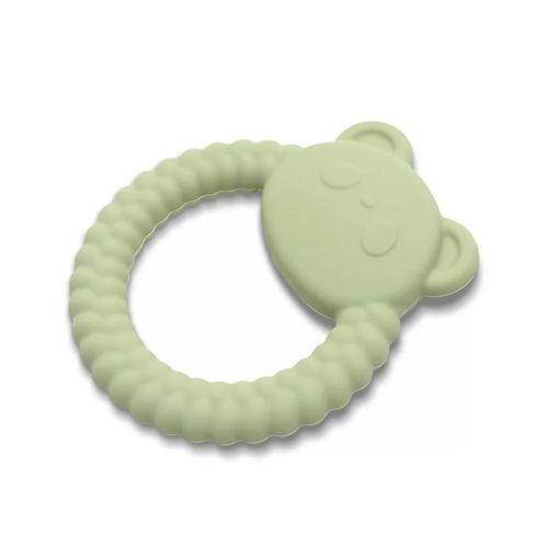 Lorelli Panda természetes szilikon rágóka – Fresh Green