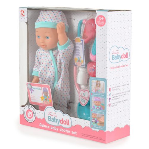 Tutu Love interaktív 31 cm-es baba doktor szett