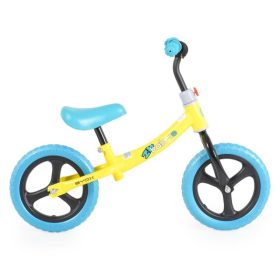   BYOX 2B futóbicikli carbonszálas, 20 kg-ig, emelhető ülés - sárga/kék