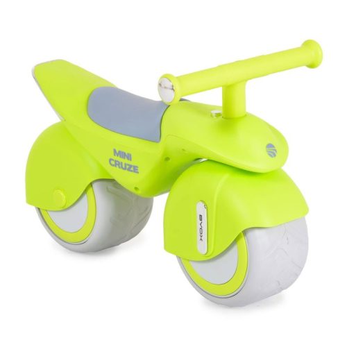 BYOX MINI CRUZE futóbicikli és ráülős kismotor – zenélő, óriás kerekekkel, neon zöld