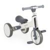 BYOX Learn to Ride 2 az 1-ben mini futóbicikli és 3 kerekű tricikli – összecsukható, fehér, első lámpával