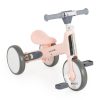BYOX Learn to Ride 2 az 1-ben mini futóbicikli és 3 kerekű tricikli – összecsukható, pink, első lámpával