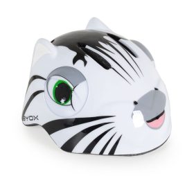   BYOX KATI biciklis sisak 48–54 cm – fehér, LED világítással