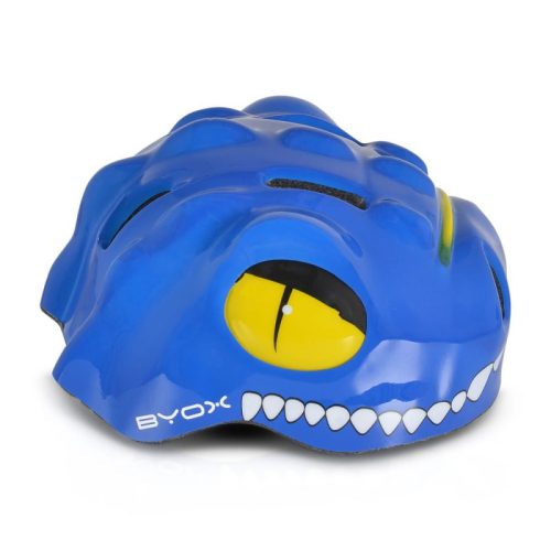 BYOX KATI biciklis sisak 48–54 cm – kék, LED világítással