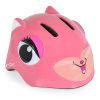 BYOX KATI biciklis sisak 48–54 cm – lányos pink, LED világítással