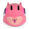 BYOX KATI biciklis sisak 48–54 cm – lányos pink, LED világítással
