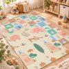 Moni Toys XPE ÚJ pasztell összecsukható játszószőnyeg 120×180 cm – Forest / elefántos, puha és biztonságos játékfelület