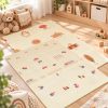 Moni Toys nagyméretű szivacs játszószőnyeg babáknak 120 × 180 cm – pasztell holiday / autós mintával