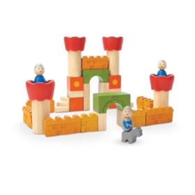   PlanToys kastély építőkockák – kreatív fajáték gyerekeknek