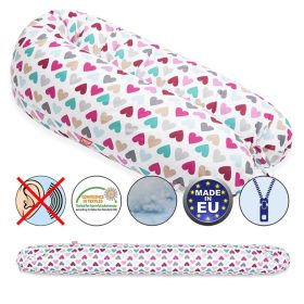 Scamp szoptatós relax párna – szívecskés kismamapárna