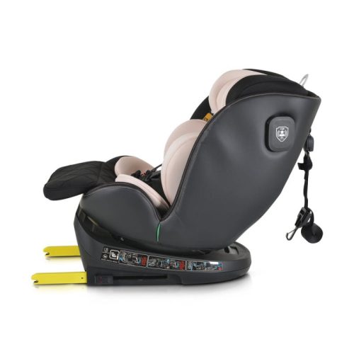 Cangaroo Castor i-Size autósülés 40–150 cm – hangjelzéssel, púder