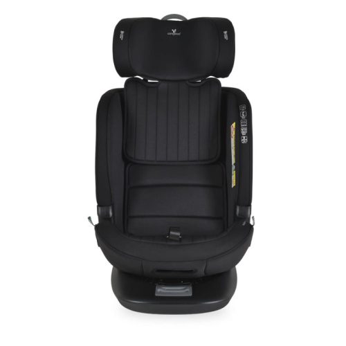 Cangaroo GTS prémium autósülés 40–150 cm – SPS, 360°-ban forgatható, fekete