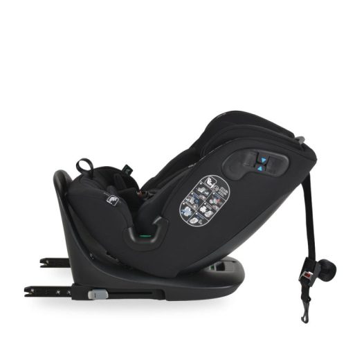 Cangaroo GTS prémium autósülés 40–150 cm – SPS, 360°-ban forgatható, fekete