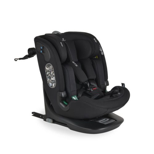 Cangaroo GTS prémium autósülés 40–150 cm – SPS, 360°-ban forgatható, fekete
