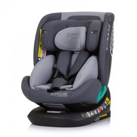   Chipolino Supreme 360° I-Size forgatható autósülés (0-36 kg / 40–150 cm) – Granite, ISOFIX gyerekülés