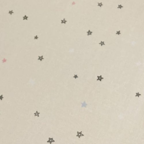 Lorelli Classic összehajtható utazóágy matrac 60×120×5 cm – bézs/csillagos, hordozható baba matrac
