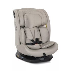   Lorelli Rodeo 360° I-Size forgatható autósülés (0-36 kg / 40–150cm) – Bézs, ISOFIX gyerekülés
