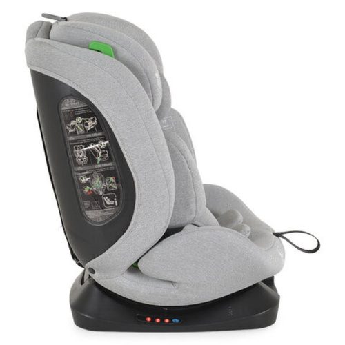 Moni FORZA prémium autósülés 40–150 cm – ISOFIX nélkül, szürke