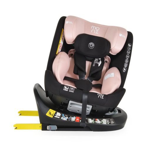 Moni Serengeti I-Size autósülés 40-150cm 360 fokban forgatható - Pink