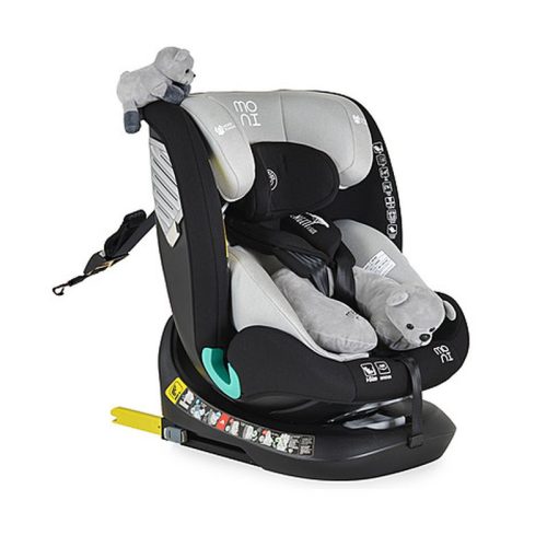 Moni Serengeti I-Size autósülés 40-150cm 360 fokban forgatható - Szürke